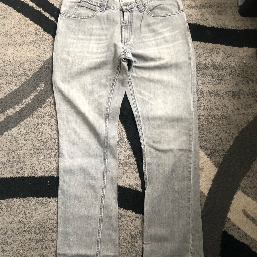 Men's Skinny Jeans in Light Gray